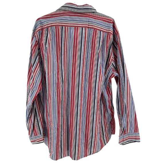 Polo by Ralph Lauren Westeron button up striped red white blue men’s XXL cotton - Picture 2 of 5